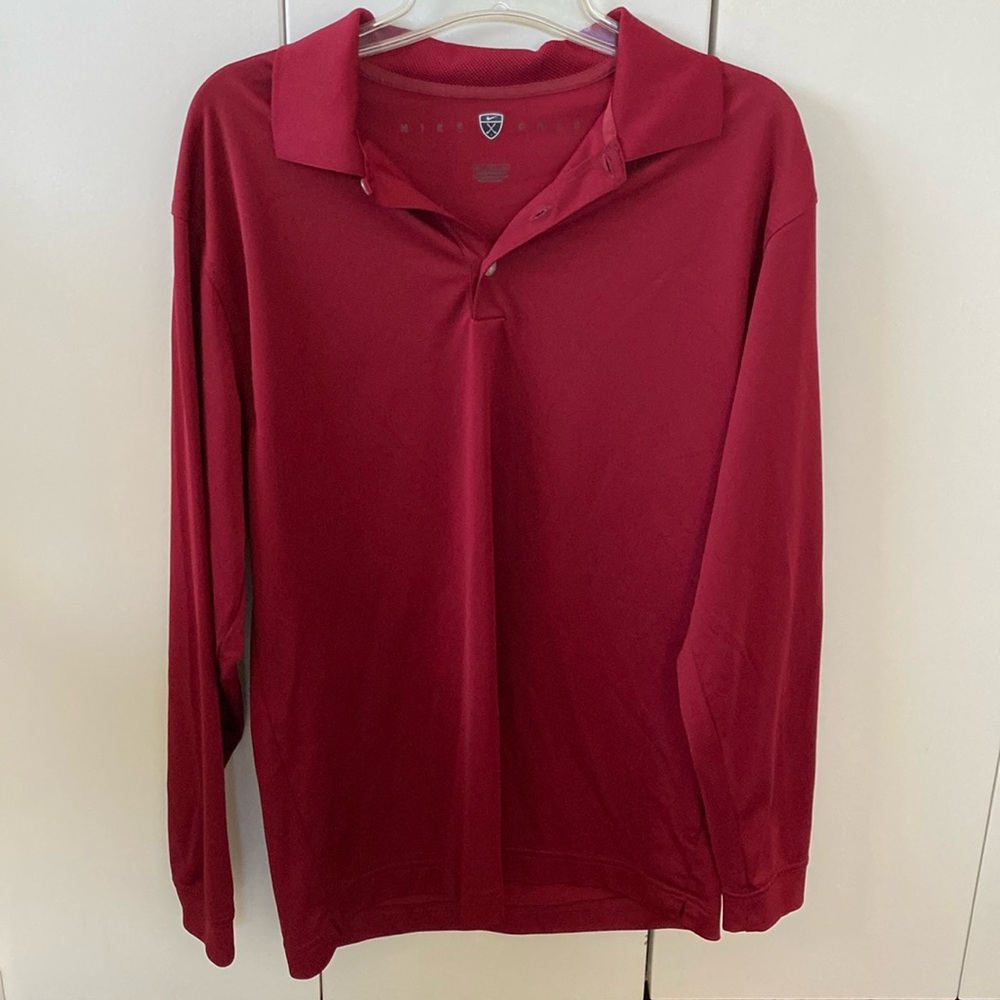 Men’s medium burgundy golf polo